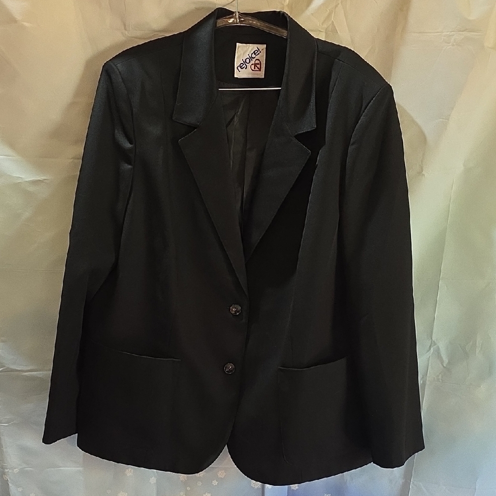 Sophisticated Black Blazer by Rejoice 7J